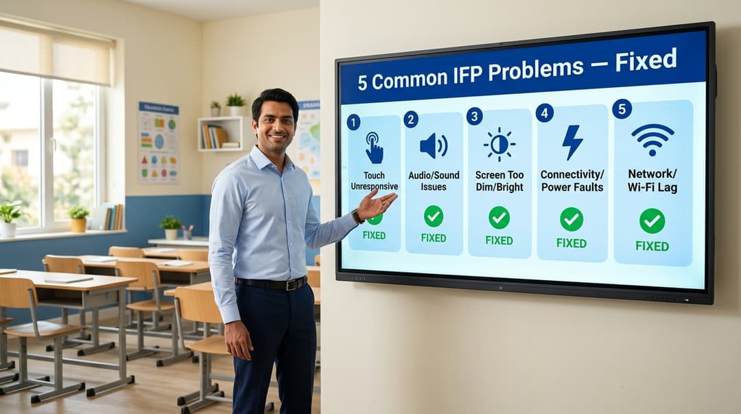 5 Common Interactive Flat Panel Problems Teachers Report — And How to ...