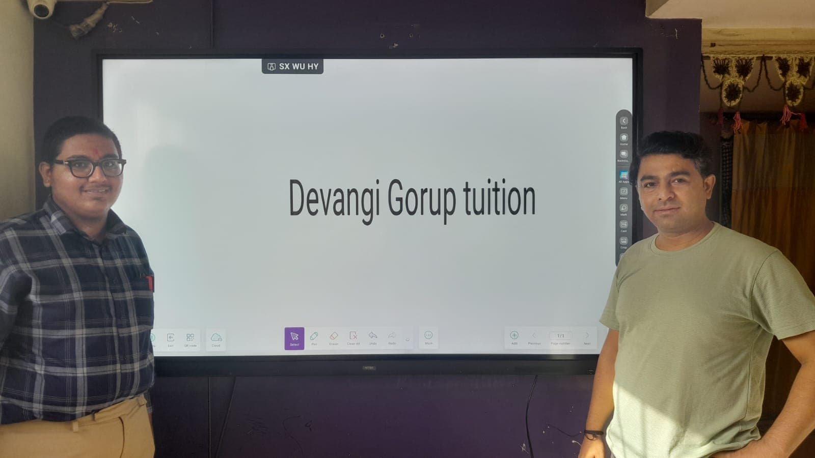 Best interactive Flat panel- Nitek IFP installed in Devangi Group