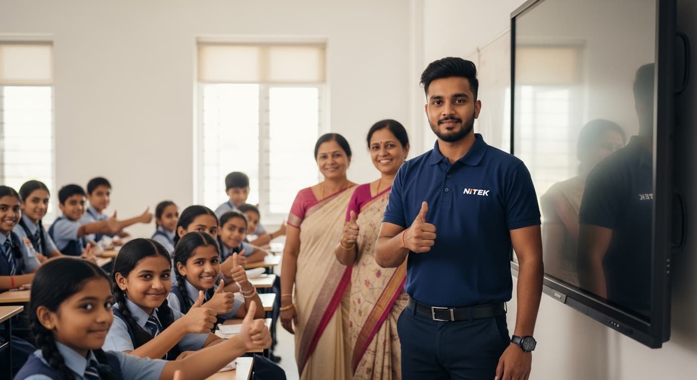 Smart Classroom Setup Cost in India: What a Complete Nitek Interactive Flat Panel Installation Actually Costs in 2026