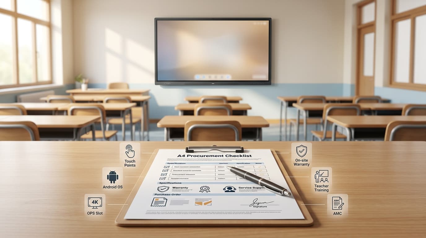 Interactive Flat Panel Buying Checklist: 10 Things to Verify Before You Sign the Purchase Order