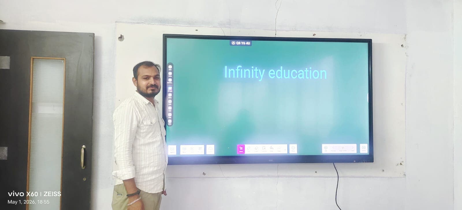 Nitek IFP installed at Infinity Education, Himmatnagar