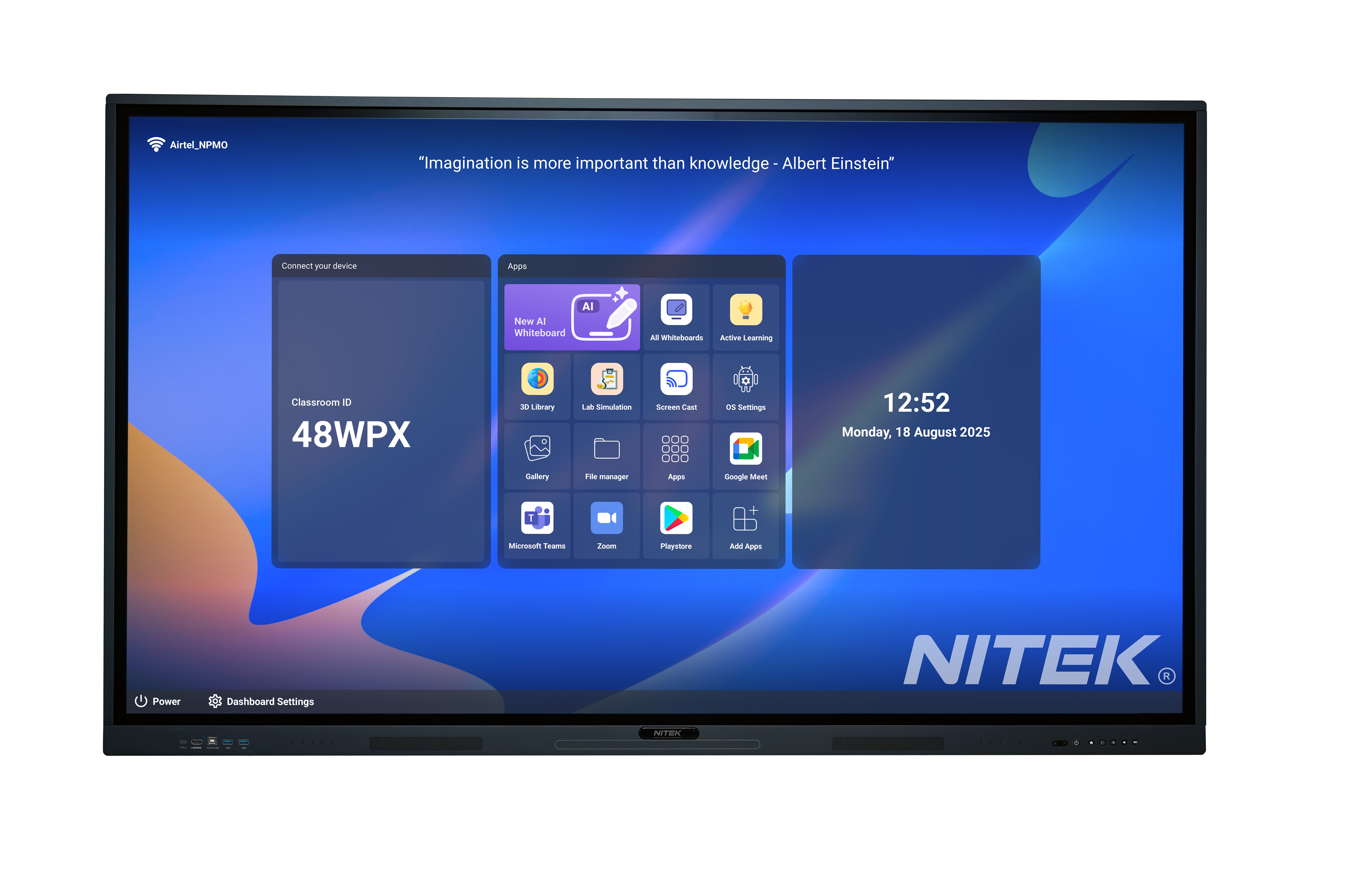 Interactive Flat Panels | 4K Touch Smart Boards with Android 14 & AI ...